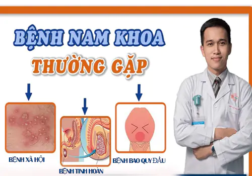 Các bệnh lý nam khoa nguy hiểm thường gặp