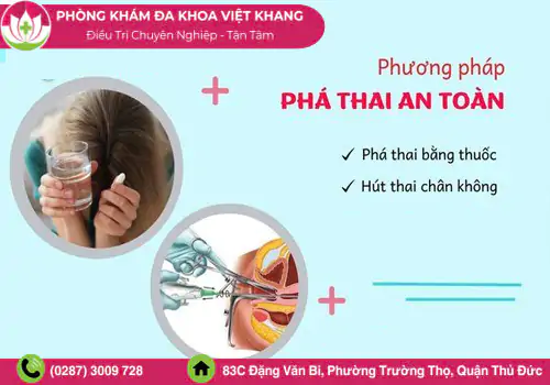 Các phương pháp phá thai an toàn được áp dụng hiện nay