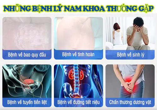 Các bệnh lý nam khoa nguy hiểm thường gặp