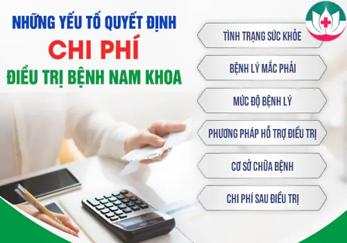Yếu tố ảnh hưởng đến chi phí khám nam khoa