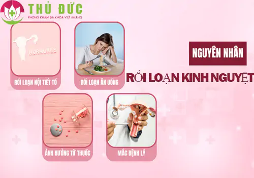 Nguyên nhân rối loạn kinh nguyệt