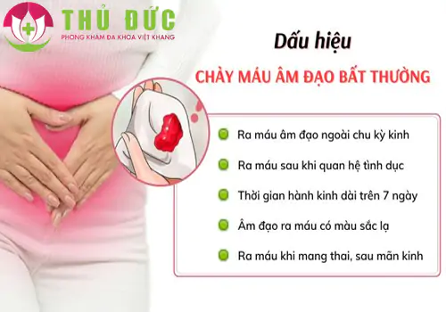 Dấu hiệu ra máu âm đạo nặng cần khám ngay
