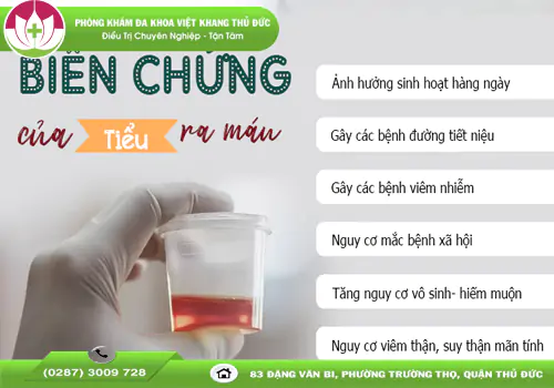 Đi tiểu ra máu nguy hiểm như thế nào?